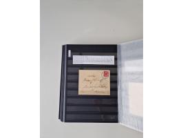 SIGMARINGEN: 1823/2000 (ca.), Heimatssammlung &nbsp;in 14 Steckbüchern, mit einigen hundert Briefen, Karten und Ganzsachen (v