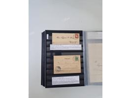 SIGMARINGEN: 1823/2000 (ca.), Heimatssammlung &nbsp;in 14 Steckbüchern, mit einigen hundert Briefen, Karten und Ganzsachen (v