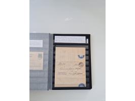 SIGMARINGEN: 1823/2000 (ca.), Heimatssammlung &nbsp;in 14 Steckbüchern, mit einigen hundert Briefen, Karten und Ganzsachen (v