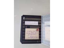 SIGMARINGEN: 1823/2000 (ca.), Heimatssammlung &nbsp;in 14 Steckbüchern, mit einigen hundert Briefen, Karten und Ganzsachen (v