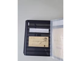 SIGMARINGEN: 1823/2000 (ca.), Heimatssammlung &nbsp;in 14 Steckbüchern, mit einigen hundert Briefen, Karten und Ganzsachen (v