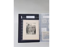 SIGMARINGEN: 1823/2000 (ca.), Heimatssammlung &nbsp;in 14 Steckbüchern, mit einigen hundert Briefen, Karten und Ganzsachen (v