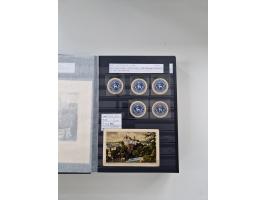 SIGMARINGEN: 1823/2000 (ca.), Heimatssammlung &nbsp;in 14 Steckbüchern, mit einigen hundert Briefen, Karten und Ganzsachen (v