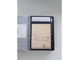 SIGMARINGEN: 1823/2000 (ca.), Heimatssammlung &nbsp;in 14 Steckbüchern, mit einigen hundert Briefen, Karten und Ganzsachen (v