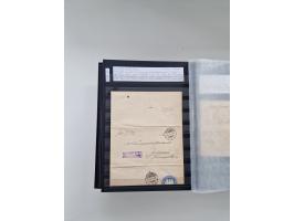 SIGMARINGEN: 1823/2000 (ca.), Heimatssammlung &nbsp;in 14 Steckbüchern, mit einigen hundert Briefen, Karten und Ganzsachen (v