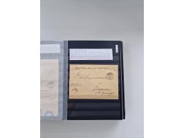 SIGMARINGEN: 1823/2000 (ca.), Heimatssammlung &nbsp;in 14 Steckbüchern, mit einigen hundert Briefen, Karten und Ganzsachen (v