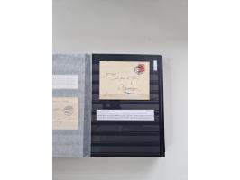 SIGMARINGEN: 1823/2000 (ca.), Heimatssammlung &nbsp;in 14 Steckbüchern, mit einigen hundert Briefen, Karten und Ganzsachen (v