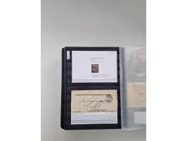 SIGMARINGEN: 1823/2000 (ca.), Heimatssammlung &nbsp;in 14 Steckbüchern, mit einigen hundert Briefen, Karten und Ganzsachen (v