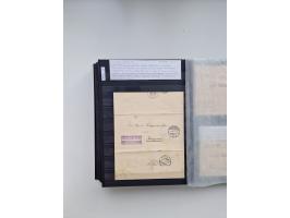 SIGMARINGEN: 1823/2000 (ca.), Heimatssammlung &nbsp;in 14 Steckbüchern, mit einigen hundert Briefen, Karten und Ganzsachen (v