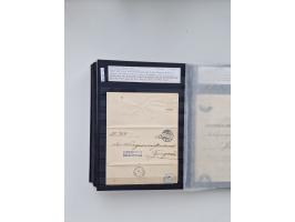 SIGMARINGEN: 1823/2000 (ca.), Heimatssammlung &nbsp;in 14 Steckbüchern, mit einigen hundert Briefen, Karten und Ganzsachen (v