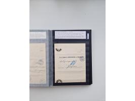 SIGMARINGEN: 1823/2000 (ca.), Heimatssammlung &nbsp;in 14 Steckbüchern, mit einigen hundert Briefen, Karten und Ganzsachen (v