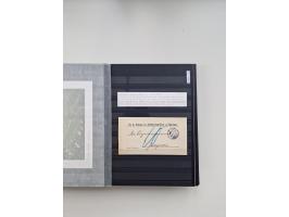 SIGMARINGEN: 1823/2000 (ca.), Heimatssammlung &nbsp;in 14 Steckbüchern, mit einigen hundert Briefen, Karten und Ganzsachen (v