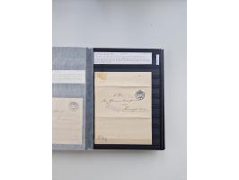 SIGMARINGEN: 1823/2000 (ca.), Heimatssammlung &nbsp;in 14 Steckbüchern, mit einigen hundert Briefen, Karten und Ganzsachen (v