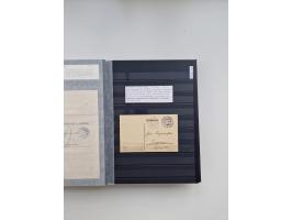 SIGMARINGEN: 1823/2000 (ca.), Heimatssammlung &nbsp;in 14 Steckbüchern, mit einigen hundert Briefen, Karten und Ganzsachen (v