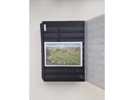 SIGMARINGEN: 1823/2000 (ca.), Heimatssammlung &nbsp;in 14 Steckbüchern, mit einigen hundert Briefen, Karten und Ganzsachen (v