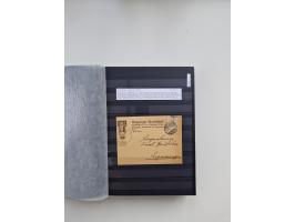 SIGMARINGEN: 1823/2000 (ca.), Heimatssammlung &nbsp;in 14 Steckbüchern, mit einigen hundert Briefen, Karten und Ganzsachen (v