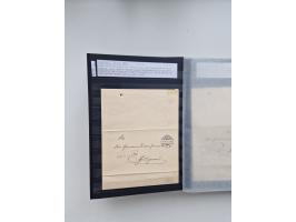 SIGMARINGEN: 1823/2000 (ca.), Heimatssammlung &nbsp;in 14 Steckbüchern, mit einigen hundert Briefen, Karten und Ganzsachen (v