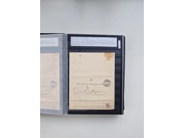 SIGMARINGEN: 1823/2000 (ca.), Heimatssammlung &nbsp;in 14 Steckbüchern, mit einigen hundert Briefen, Karten und Ganzsachen (v