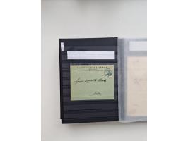 SIGMARINGEN: 1823/2000 (ca.), Heimatssammlung &nbsp;in 14 Steckbüchern, mit einigen hundert Briefen, Karten und Ganzsachen (v