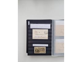 SIGMARINGEN: 1823/2000 (ca.), Heimatssammlung &nbsp;in 14 Steckbüchern, mit einigen hundert Briefen, Karten und Ganzsachen (v