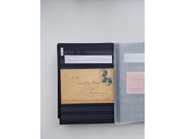 SIGMARINGEN: 1823/2000 (ca.), Heimatssammlung &nbsp;in 14 Steckbüchern, mit einigen hundert Briefen, Karten und Ganzsachen (v