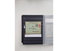 SIGMARINGEN: 1823/2000 (ca.), Heimatssammlung &nbsp;in 14 Steckbüchern, mit einigen hundert Briefen, Karten und Ganzsachen (v