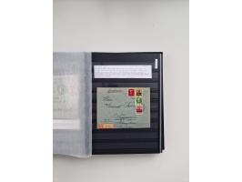 SIGMARINGEN: 1823/2000 (ca.), Heimatssammlung &nbsp;in 14 Steckbüchern, mit einigen hundert Briefen, Karten und Ganzsachen (v