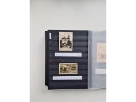 SIGMARINGEN: 1823/2000 (ca.), Heimatssammlung &nbsp;in 14 Steckbüchern, mit einigen hundert Briefen, Karten und Ganzsachen (v