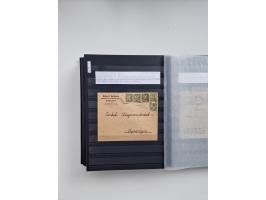 SIGMARINGEN: 1823/2000 (ca.), Heimatssammlung &nbsp;in 14 Steckbüchern, mit einigen hundert Briefen, Karten und Ganzsachen (v