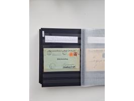 SIGMARINGEN: 1823/2000 (ca.), Heimatssammlung &nbsp;in 14 Steckbüchern, mit einigen hundert Briefen, Karten und Ganzsachen (v