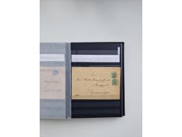 SIGMARINGEN: 1823/2000 (ca.), Heimatssammlung &nbsp;in 14 Steckbüchern, mit einigen hundert Briefen, Karten und Ganzsachen (v