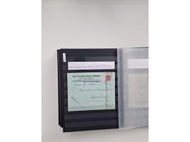 SIGMARINGEN: 1823/2000 (ca.), Heimatssammlung &nbsp;in 14 Steckbüchern, mit einigen hundert Briefen, Karten und Ganzsachen (v