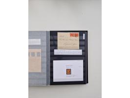 SIGMARINGEN: 1823/2000 (ca.), Heimatssammlung &nbsp;in 14 Steckbüchern, mit einigen hundert Briefen, Karten und Ganzsachen (v