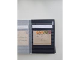 SIGMARINGEN: 1823/2000 (ca.), Heimatssammlung &nbsp;in 14 Steckbüchern, mit einigen hundert Briefen, Karten und Ganzsachen (v