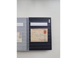 SIGMARINGEN: 1823/2000 (ca.), Heimatssammlung &nbsp;in 14 Steckbüchern, mit einigen hundert Briefen, Karten und Ganzsachen (v