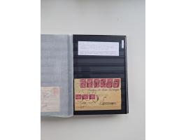 SIGMARINGEN: 1823/2000 (ca.), Heimatssammlung &nbsp;in 14 Steckbüchern, mit einigen hundert Briefen, Karten und Ganzsachen (v