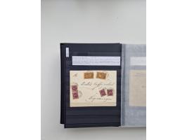 SIGMARINGEN: 1823/2000 (ca.), Heimatssammlung &nbsp;in 14 Steckbüchern, mit einigen hundert Briefen, Karten und Ganzsachen (v