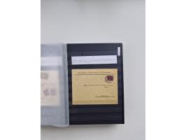 SIGMARINGEN: 1823/2000 (ca.), Heimatssammlung &nbsp;in 14 Steckbüchern, mit einigen hundert Briefen, Karten und Ganzsachen (v