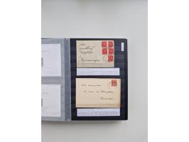 SIGMARINGEN: 1823/2000 (ca.), Heimatssammlung &nbsp;in 14 Steckbüchern, mit einigen hundert Briefen, Karten und Ganzsachen (v