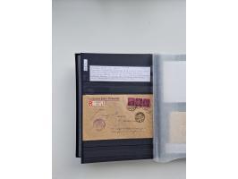 SIGMARINGEN: 1823/2000 (ca.), Heimatssammlung &nbsp;in 14 Steckbüchern, mit einigen hundert Briefen, Karten und Ganzsachen (v