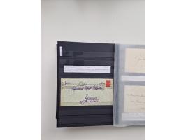 SIGMARINGEN: 1823/2000 (ca.), Heimatssammlung &nbsp;in 14 Steckbüchern, mit einigen hundert Briefen, Karten und Ganzsachen (v