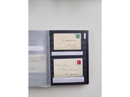 SIGMARINGEN: 1823/2000 (ca.), Heimatssammlung &nbsp;in 14 Steckbüchern, mit einigen hundert Briefen, Karten und Ganzsachen (v