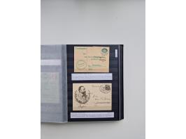 SIGMARINGEN: 1823/2000 (ca.), Heimatssammlung &nbsp;in 14 Steckbüchern, mit einigen hundert Briefen, Karten und Ganzsachen (v