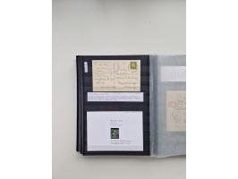 SIGMARINGEN: 1823/2000 (ca.), Heimatssammlung &nbsp;in 14 Steckbüchern, mit einigen hundert Briefen, Karten und Ganzsachen (v