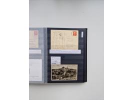 SIGMARINGEN: 1823/2000 (ca.), Heimatssammlung &nbsp;in 14 Steckbüchern, mit einigen hundert Briefen, Karten und Ganzsachen (v