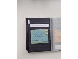 SIGMARINGEN: 1823/2000 (ca.), Heimatssammlung &nbsp;in 14 Steckbüchern, mit einigen hundert Briefen, Karten und Ganzsachen (v