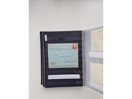 SIGMARINGEN: 1823/2000 (ca.), Heimatssammlung &nbsp;in 14 Steckbüchern, mit einigen hundert Briefen, Karten und Ganzsachen (v