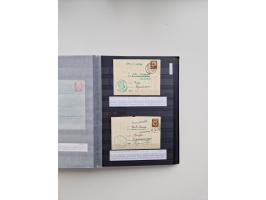 SIGMARINGEN: 1823/2000 (ca.), Heimatssammlung &nbsp;in 14 Steckbüchern, mit einigen hundert Briefen, Karten und Ganzsachen (v