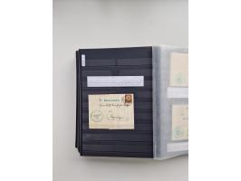 SIGMARINGEN: 1823/2000 (ca.), Heimatssammlung &nbsp;in 14 Steckbüchern, mit einigen hundert Briefen, Karten und Ganzsachen (v