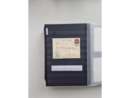 SIGMARINGEN: 1823/2000 (ca.), Heimatssammlung &nbsp;in 14 Steckbüchern, mit einigen hundert Briefen, Karten und Ganzsachen (v